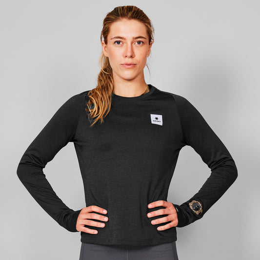 W FLOW LONGSLEEVE | BLACK - SAYSKY