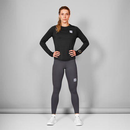 W FLOW LONGSLEEVE | BLACK - SAYSKY