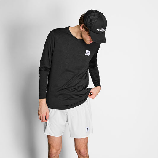 PACE LONGSLEEVE | STATEMENT BLACK - SAYSKY