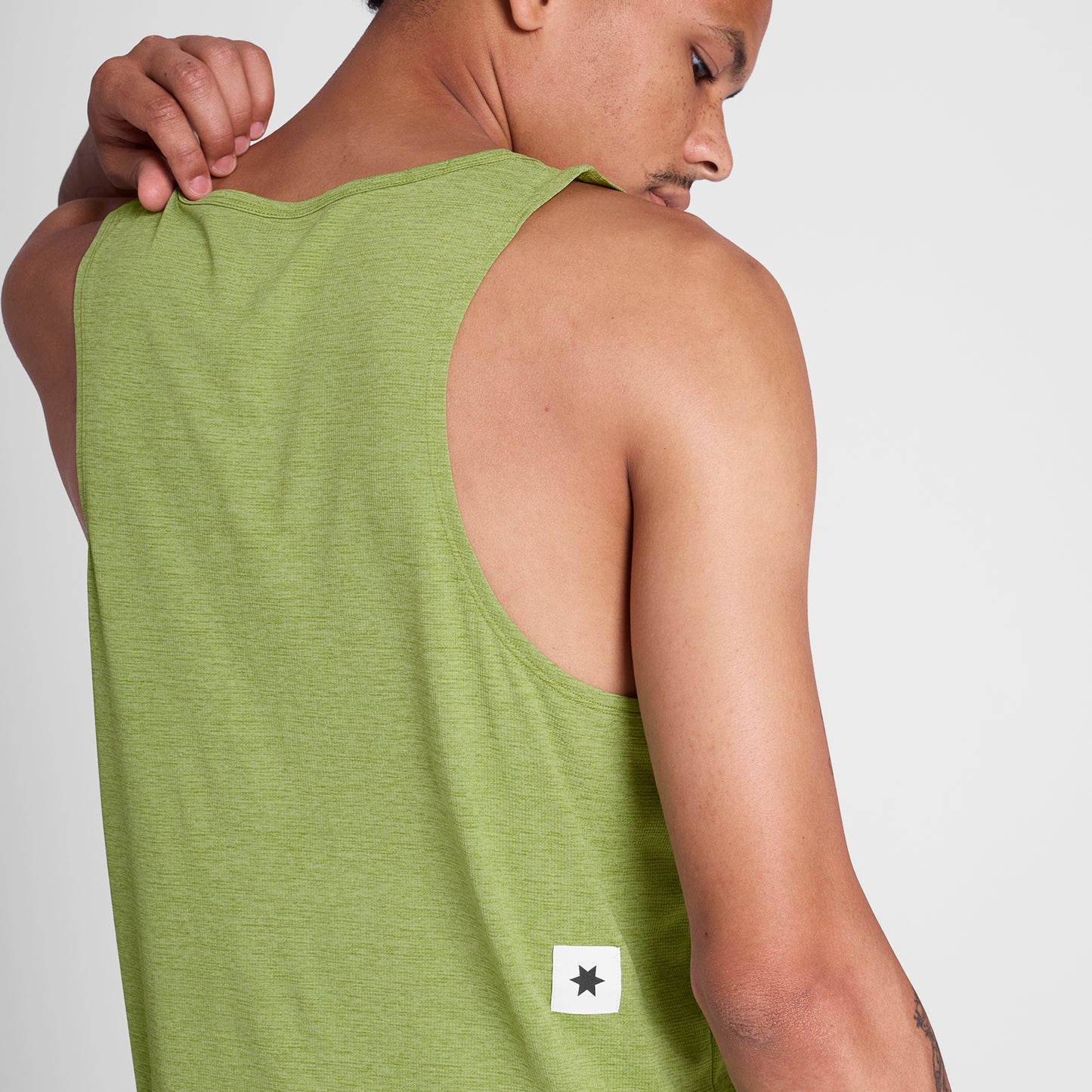 COMBAT PRO SINGLET LOGO | GREEN - SAYSKY