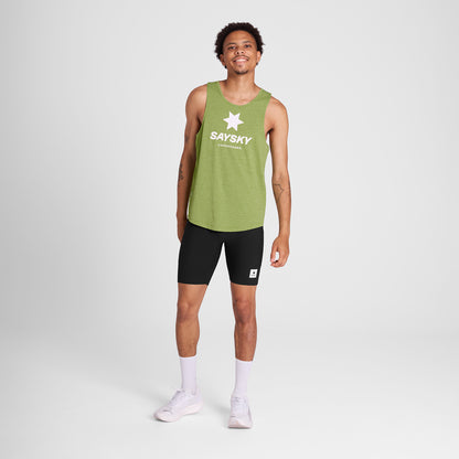COMBAT PRO SINGLET LOGO | GREEN - SAYSKY
