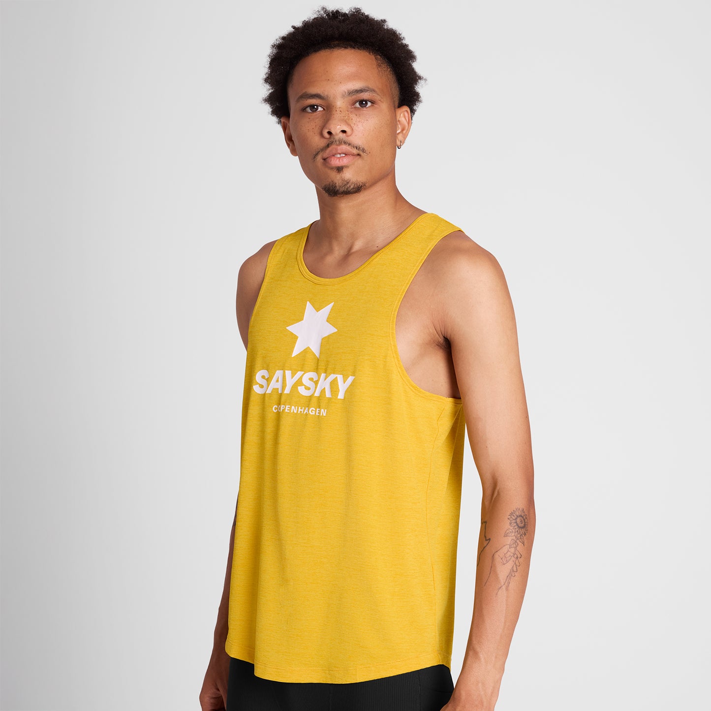COMBAT PRO SINGLET LOGO | YELLOW - SAYSKY
