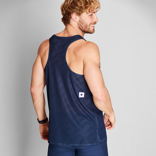 FLOW AIR SINGLET | BLUE - SAYSKY
