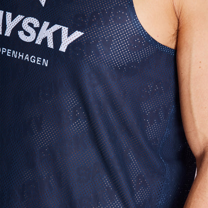FLOW AIR SINGLET | BLUE - SAYSKY