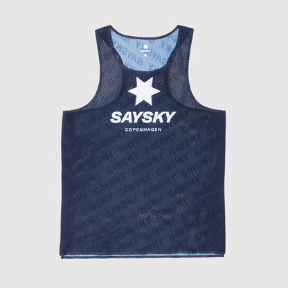 FLOW AIR SINGLET | BLUE - SAYSKY