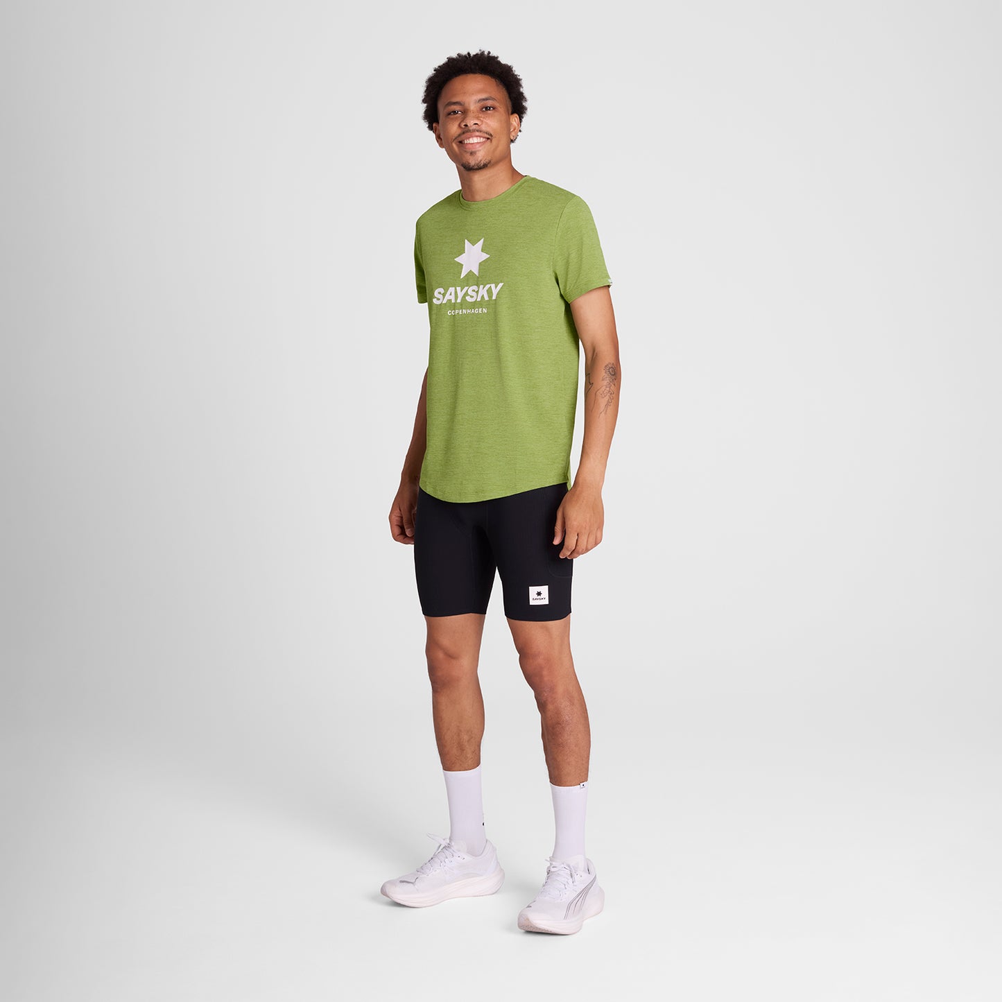 COMBAT PRO T-SHIRT LOGO | GREEN - SAYSKY