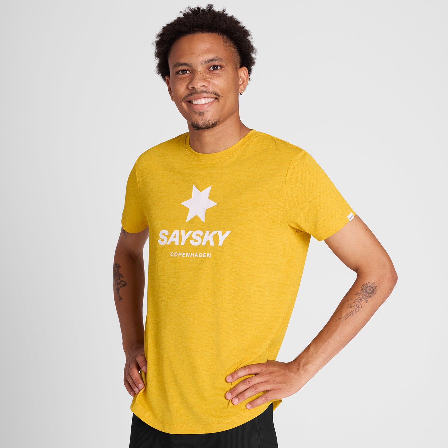 COMBAT PRO T-SHIRT LOGO | YELLOW - SAYSKY