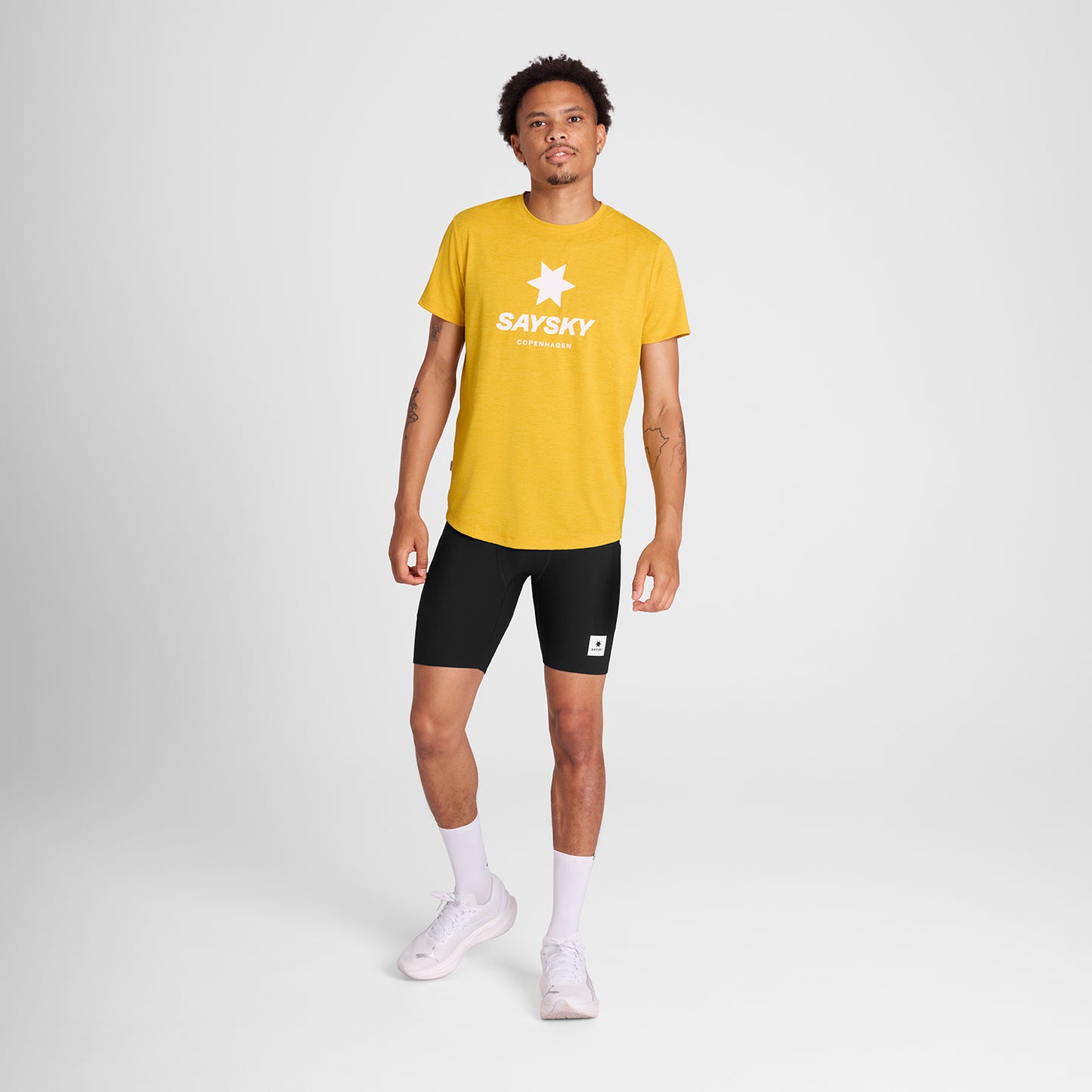 COMBAT PRO T-SHIRT LOGO | YELLOW - SAYSKY