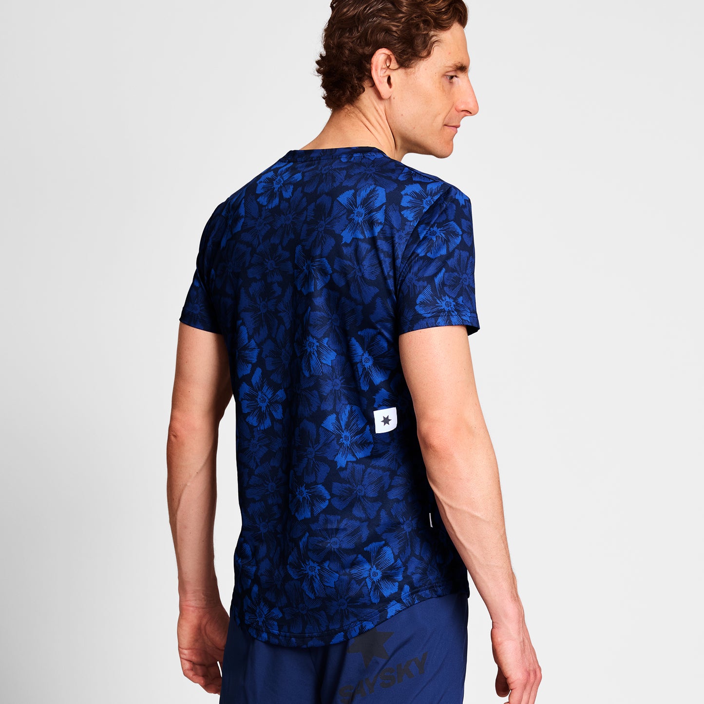 COMBAT T-SHIRT | FLOWER BLUE - SAYSKY