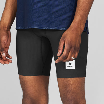 COMBAT+ RIB SHORT TIGHTS 8" | BLACK - SAYSKY