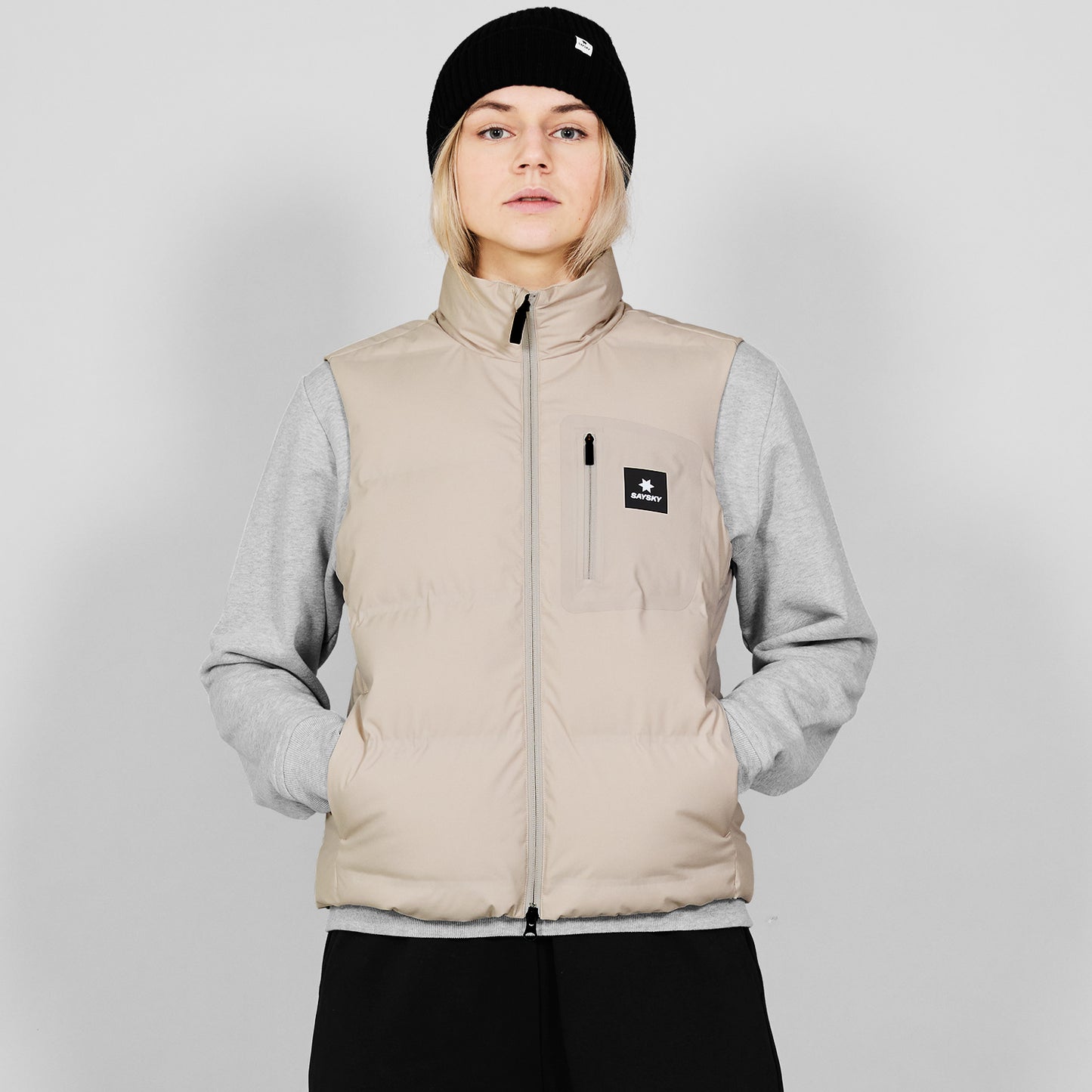 W EVERYDAY DOWN VEST | BEIGE - SAYSKY