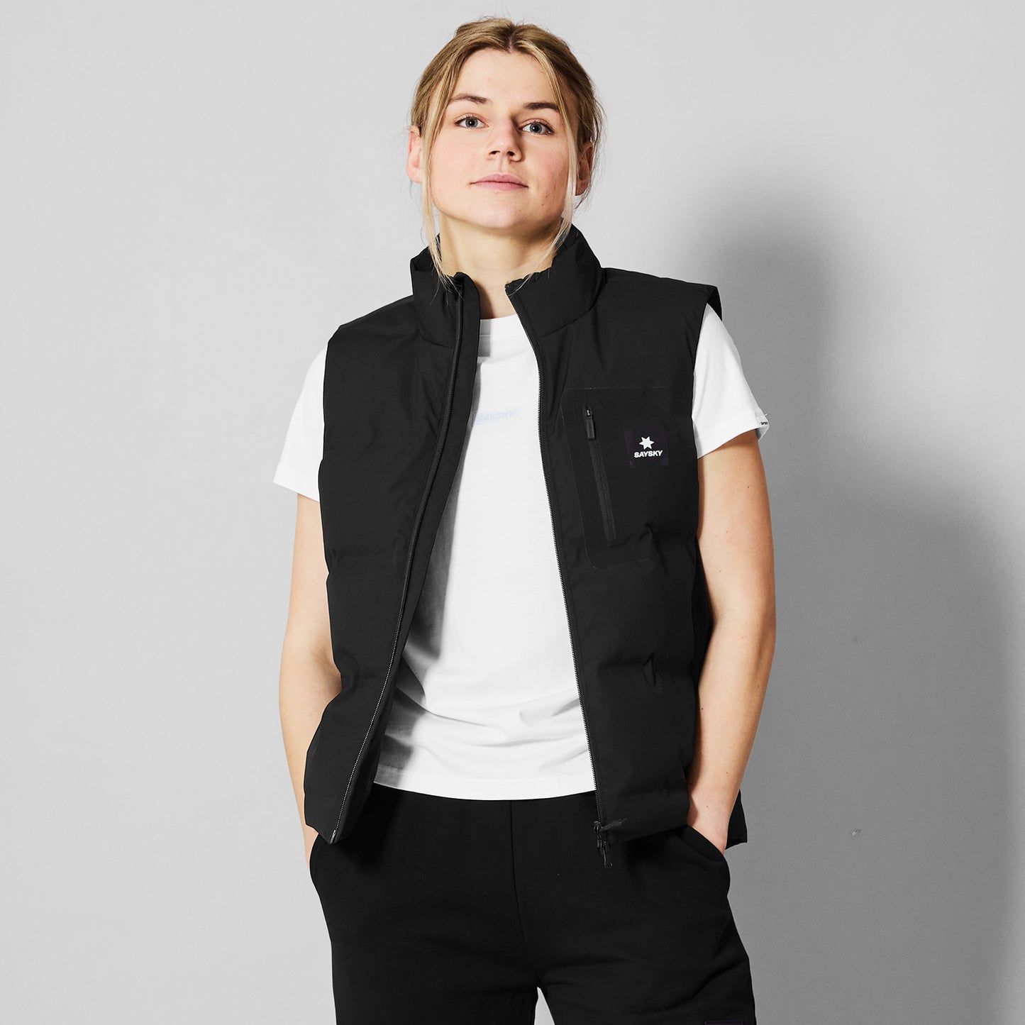 W EVERYDAY DOWN VEST | BLACK - SAYSKY