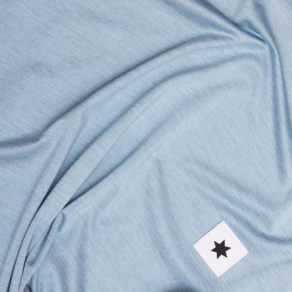 W PACE LONGSLEEVE | LOGO BLUE MELANGE - SAYSKY