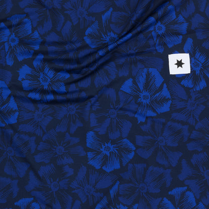 W COMBAT T-SHIRT | FLOWER BLUE - SAYSKY
