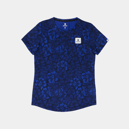 W COMBAT T-SHIRT | FLOWER BLUE - SAYSKY