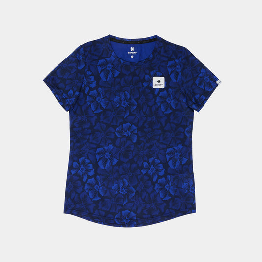 W COMBAT T-SHIRT | FLOWER BLUE - SAYSKY