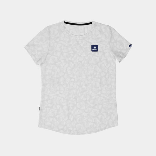W COMBAT T-SHIRT | FLOWER WHITE - SAYSKY