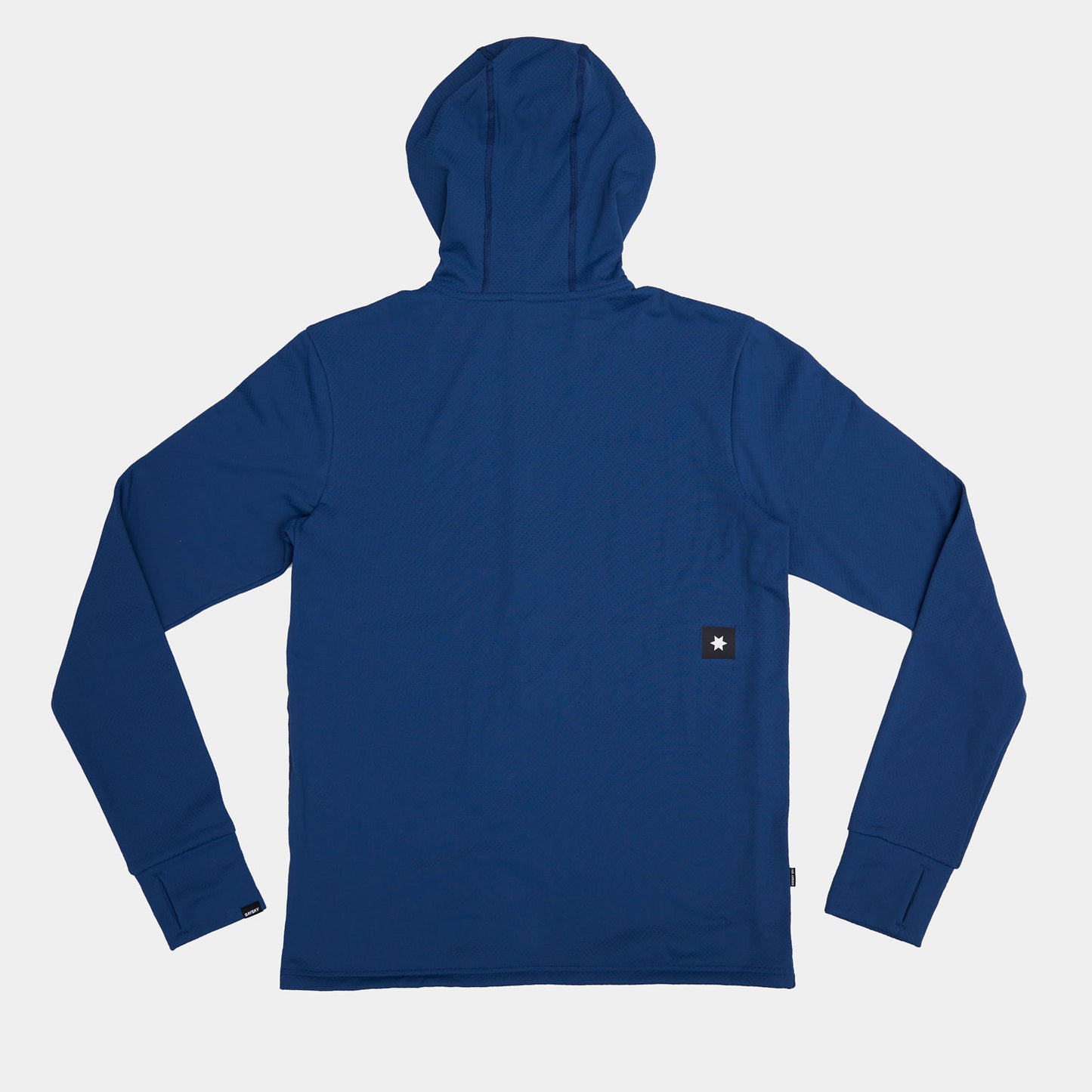 COMBAT HALF ZIP FLEECE HOODIE | BLUE - SAYSKY