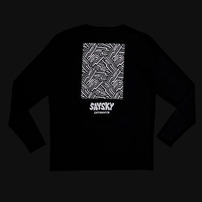 PACE LONGSLEEVE | REFLECTIVE BLACK - SAYSKY