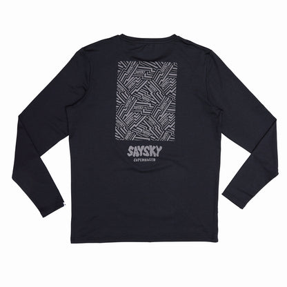 PACE LONGSLEEVE | REFLECTIVE BLACK - SAYSKY