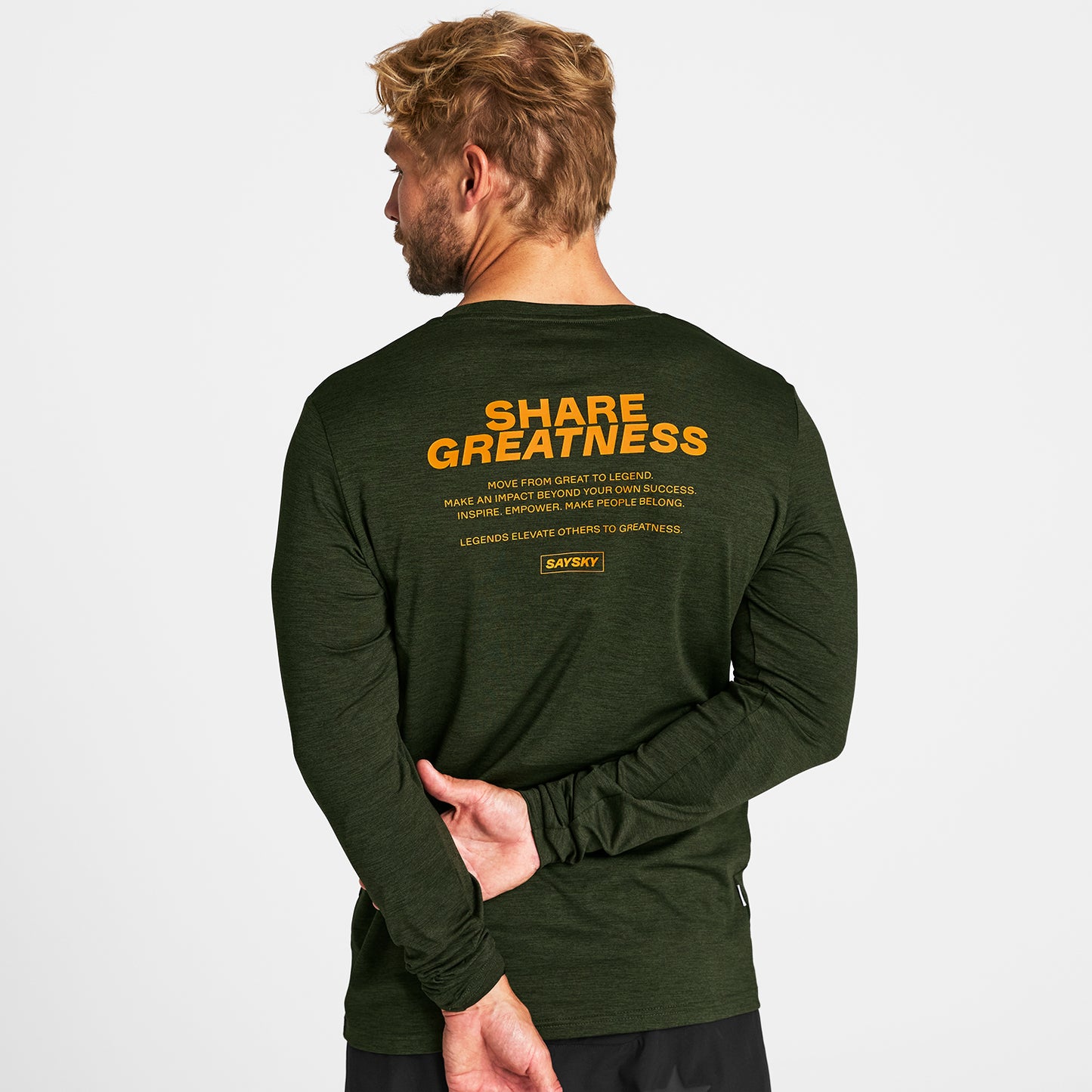 PACE LONGSLEEVE | STATEMENT GREEN - SAYSKY