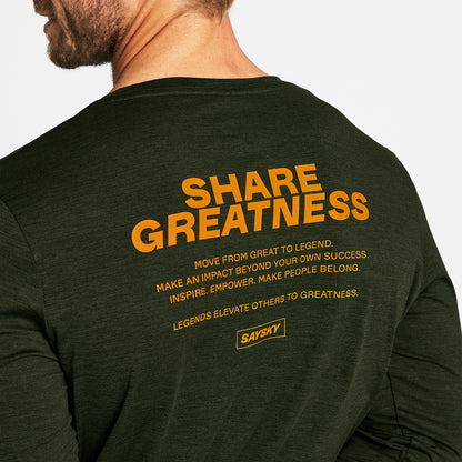 PACE LONGSLEEVE STATEMENT | GREEN - SAYSKY