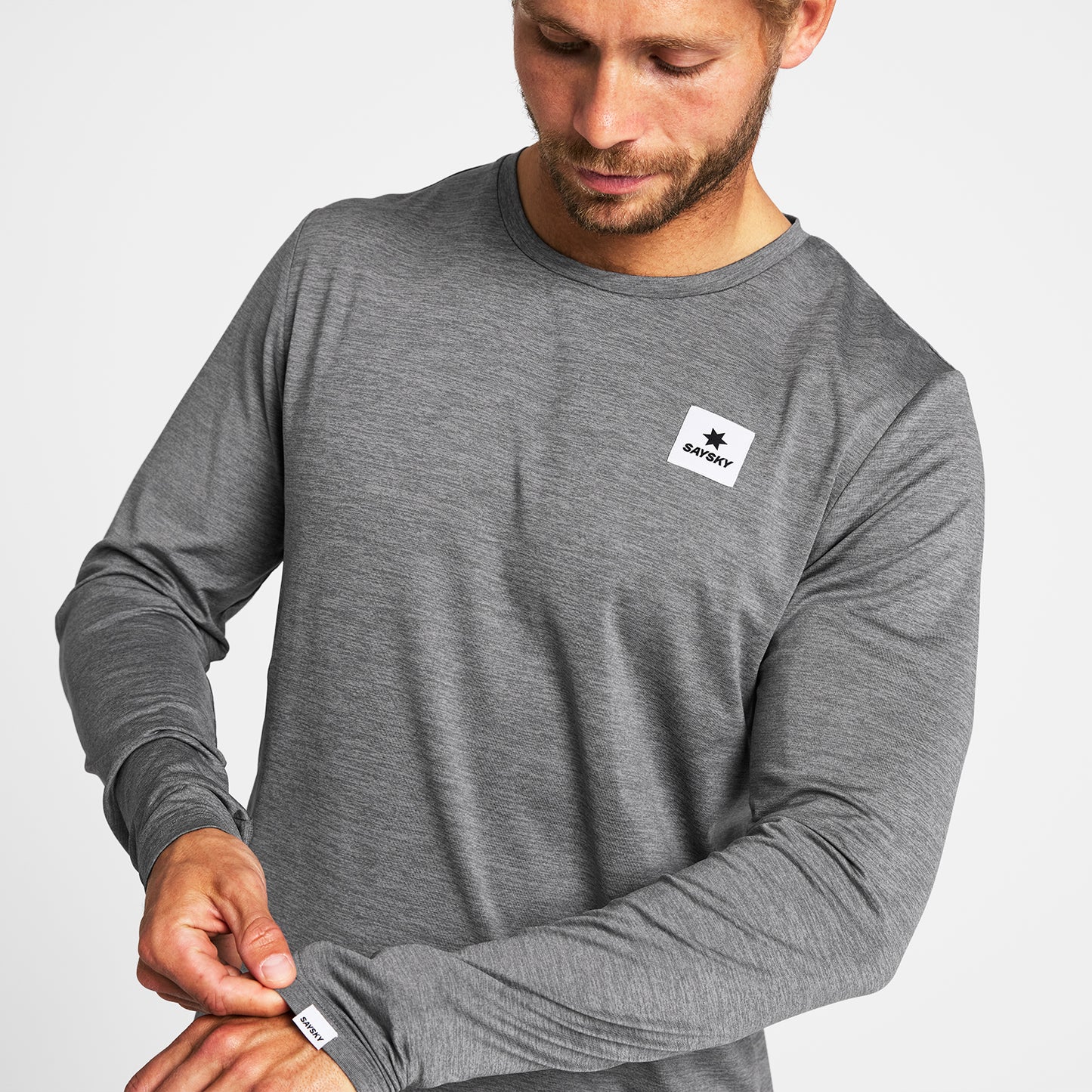 PACE LONGSLEEVE | STATEMENT GREY - SAYSKY