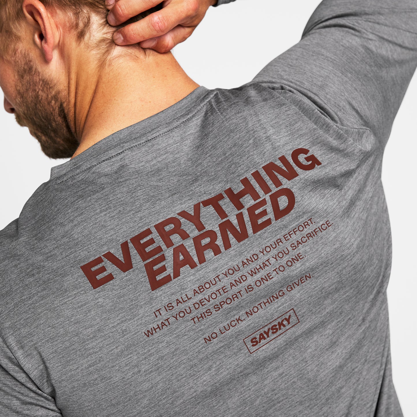 PACE LONGSLEEVE | STATEMENT GREY - SAYSKY
