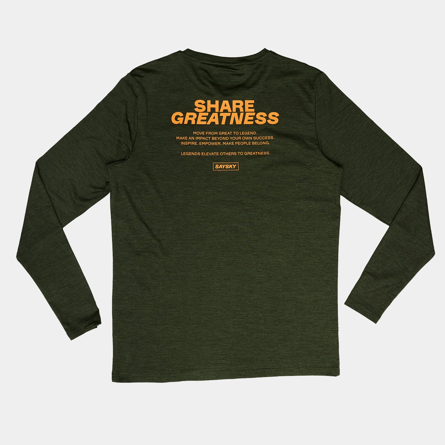 PACE LONGSLEEVE | STATEMENT GREEN - SAYSKY