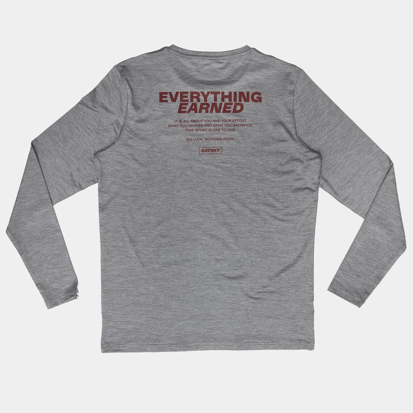 PACE LONGSLEEVE | STATEMENT GREY - SAYSKY