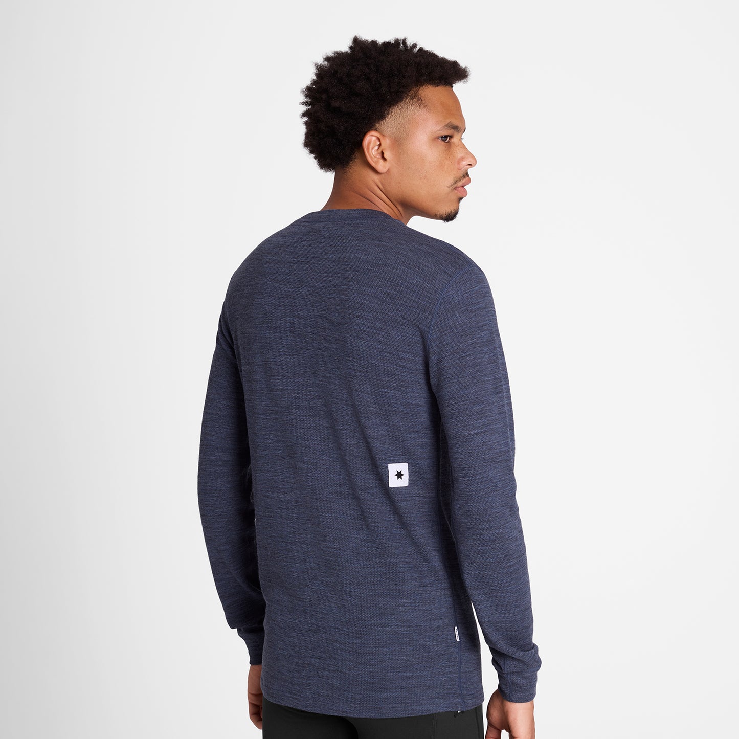 BLAZE MERINO LONGSLEEVE | BLUE - SAYSKY