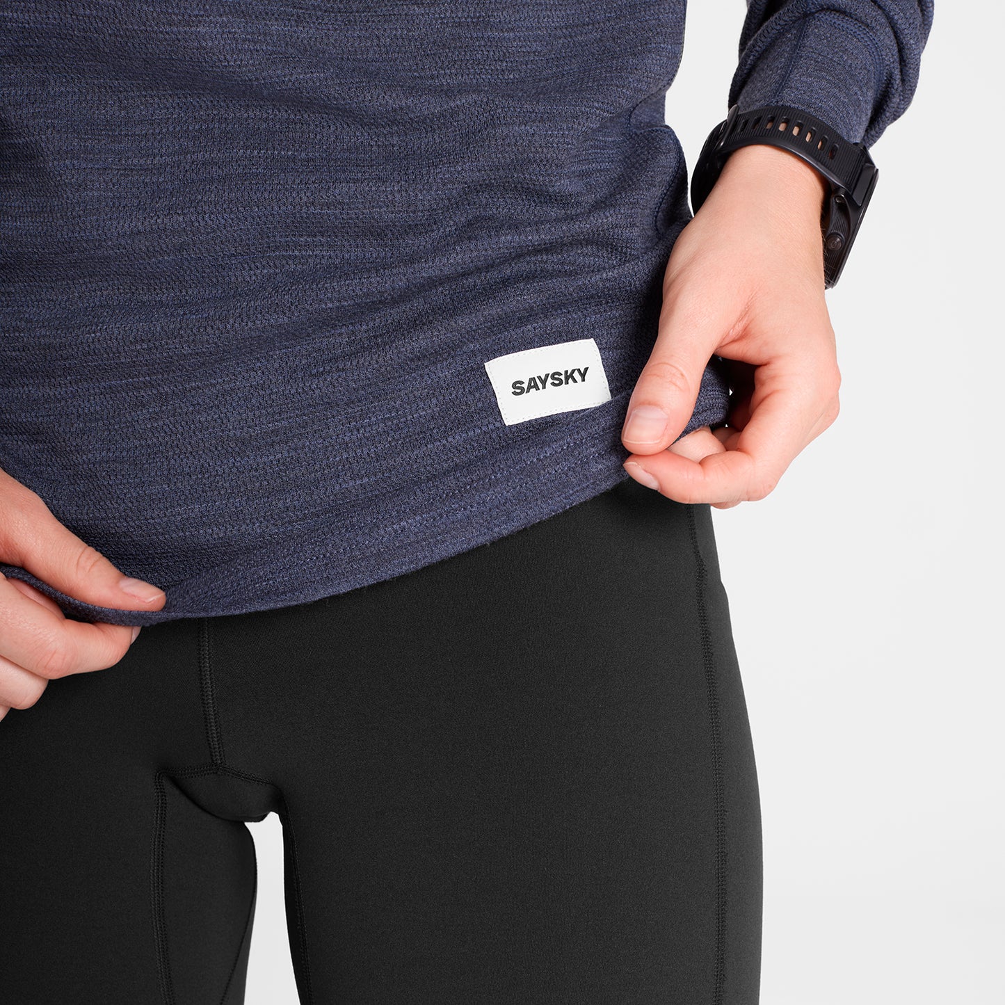 BLAZE MERINO LONGSLEEVE | BLUE - SAYSKY