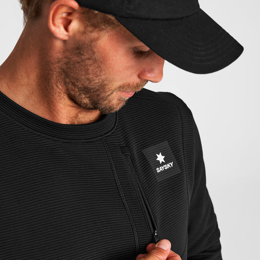 MOTION TECH CREW NECK | BLACK - SAYSKY