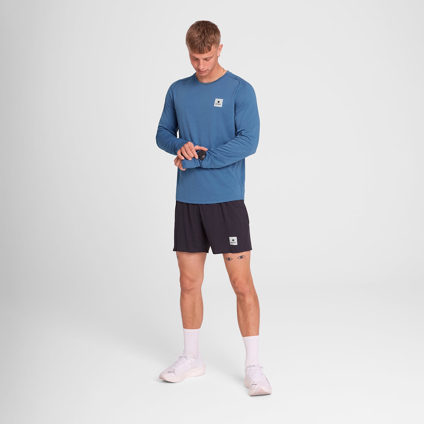 FLOW LONGSLEEVE | BLUE - SAYSKY