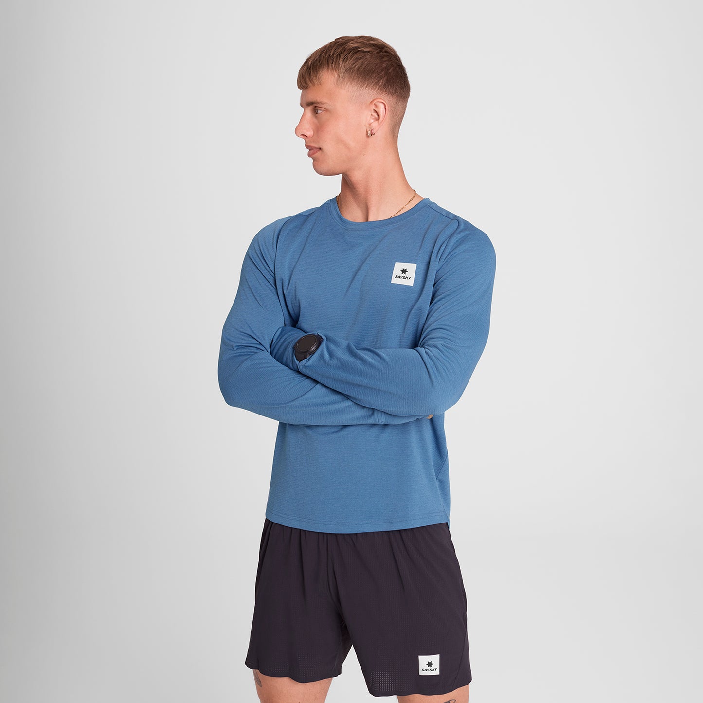 FLOW LONGSLEEVE | BLUE - SAYSKY