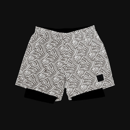 PACE 2 IN 1 SHORTS 5" | REFLECTIVE ORANGE - SAYSKY