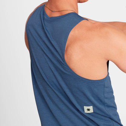 COMBAT PRO SINGLET LOGO | DARK BLUE - SAYSKY