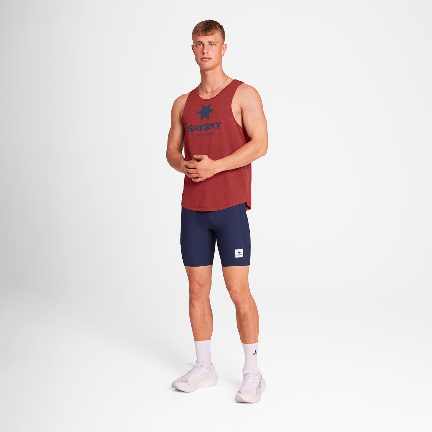 COMBAT SINGLET | LOGO RED - SAYSKY