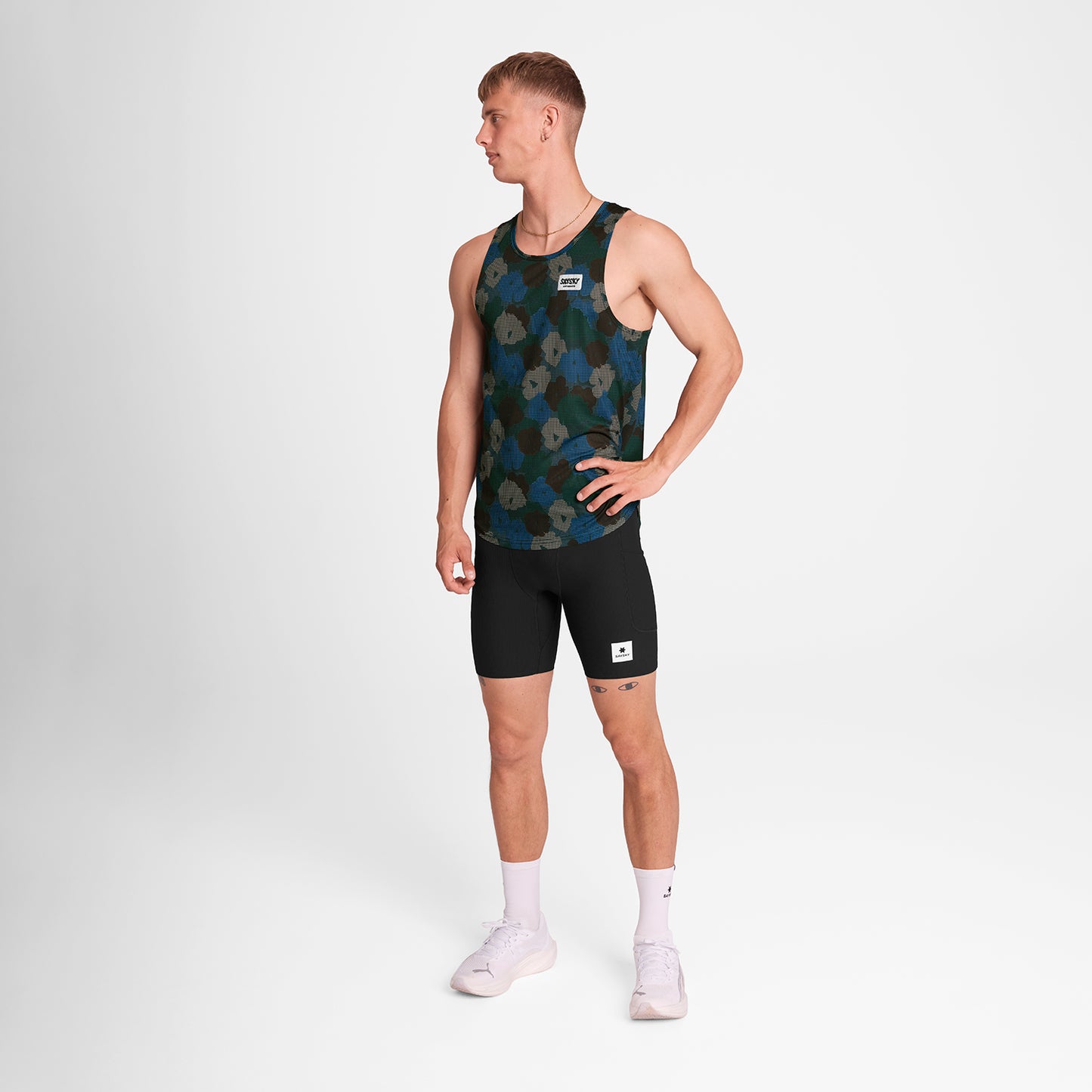 COMBAT SINGLET | CAMO BLOOMS - SAYSKY