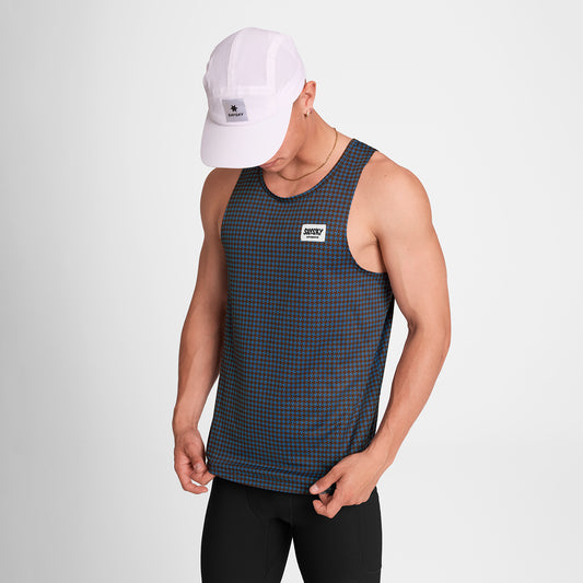 COMBAT SINGLET | HOUNDSTOOTH - SAYSKY