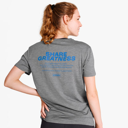 PACE T-SHIRT | STATEMENT GREY - SAYSKY