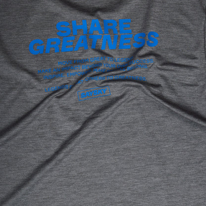 PACE T-SHIRT | STATEMENT GREY - SAYSKY