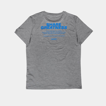 PACE T-SHIRT | STATEMENT GREY - SAYSKY