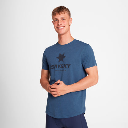 COMBAT PRO T-SHIRT LOGO | DARK BLUE - SAYSKY