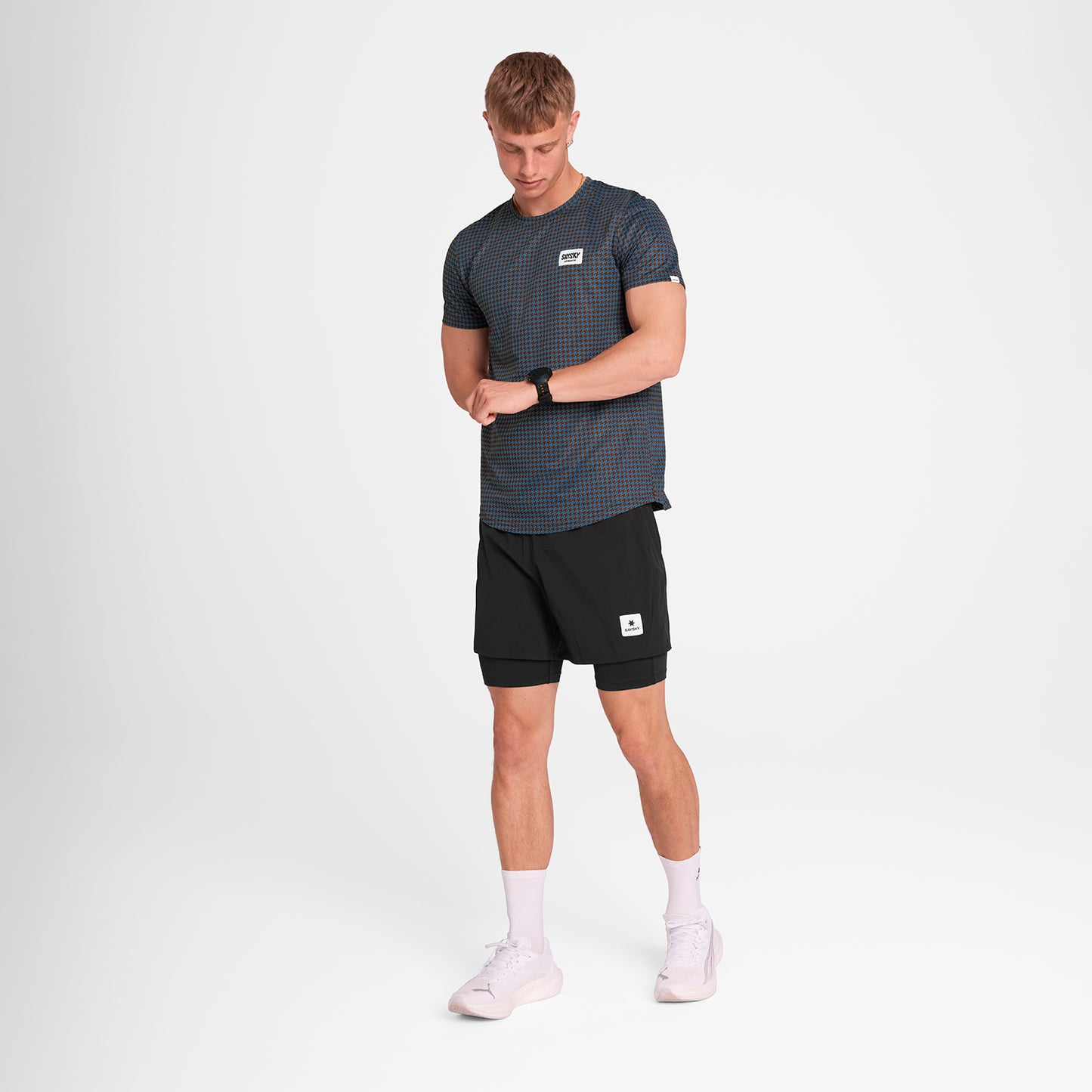 COMBAT T-SHIRT | HOUNDSTOOTH - SAYSKY