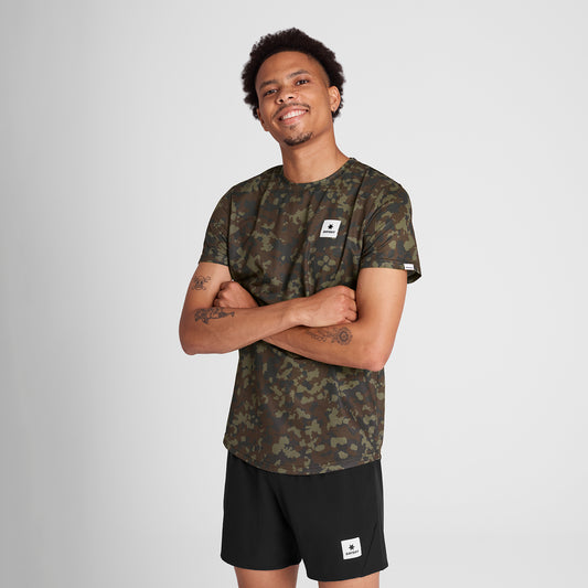 COMBAT T-SHIRT | CAMO BROWN - SAYSKY