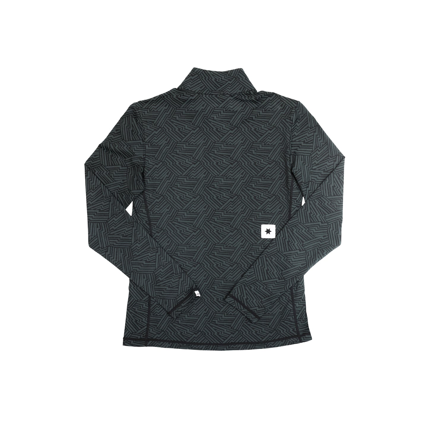 W PACE HALF-ZIP LONGSLEEVE | REFLECTIVE BLACK - SAYSKY
