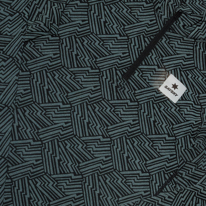 W PACE HALF-ZIP LONGSLEEVE | REFLECTIVE BLACK