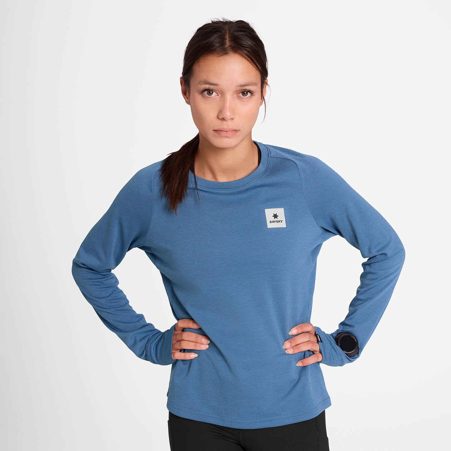 W FLOW LONGSLEEVE | BLUE - SAYSKY