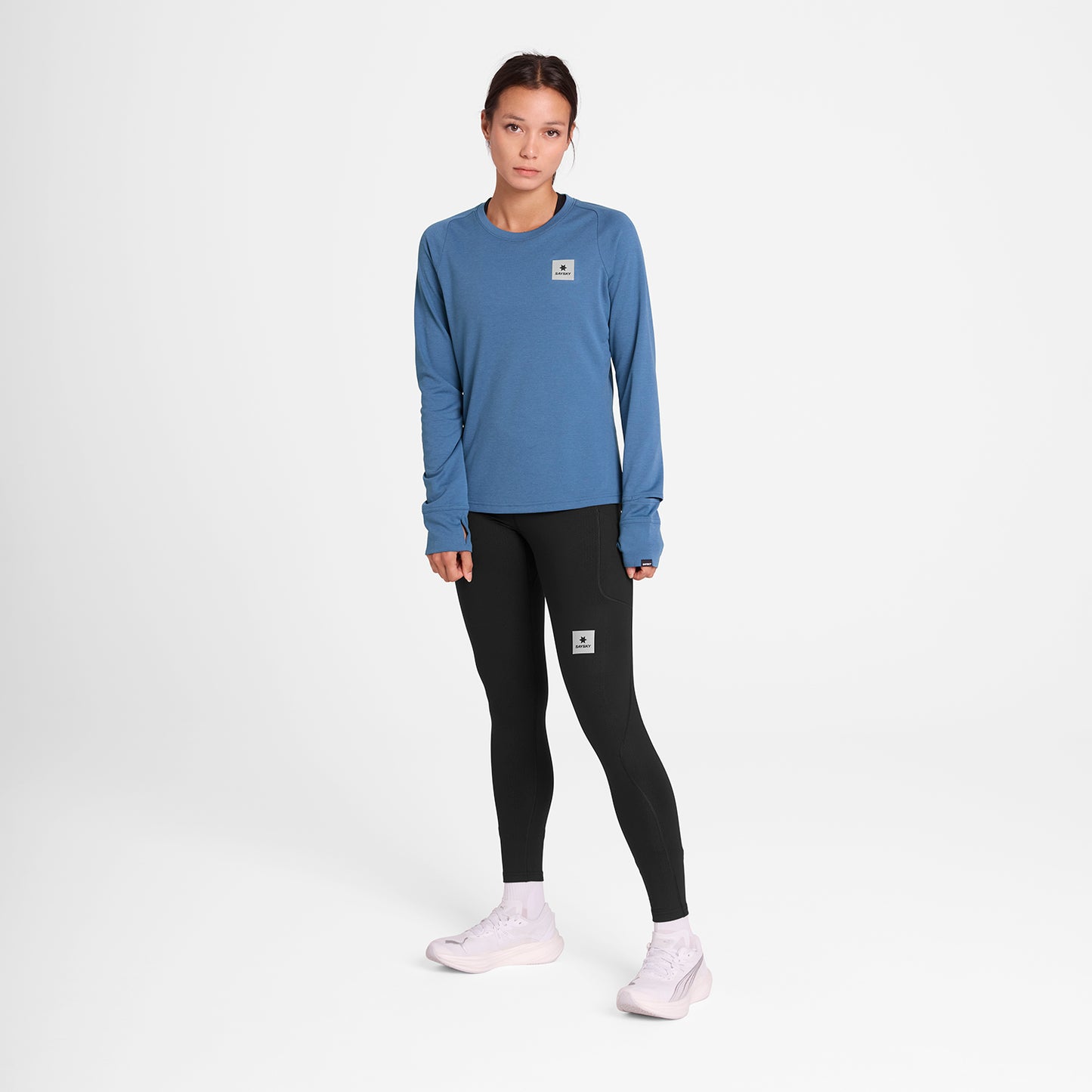 W FLOW LONGSLEEVE | BLUE - SAYSKY